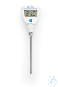 Checktemp C - Pocket-Thermometer mit Batterie (fester Einstichfühler)  Das Thermometer Hanna...