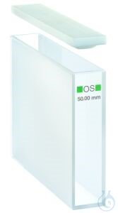 Makro-Küvette 100-OS SD 50mm, VOL 17500µl Makro-Küvette Typ 100-OS mit Falzdeckel für...