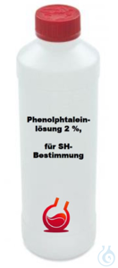 Phenolphtaleinlösung 2 %, für SH-Bestimmung 2,5 Ltr.