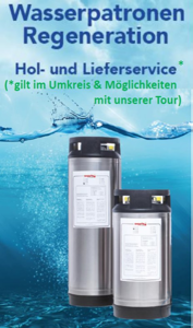 Regeneration  Ionentauscherpatrone SD 8000 mit neuem Harz