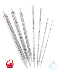 Serologische Pipetten 1 ml steril zu 25 ST, PS, gradu. VE 1000 ST