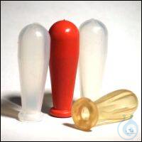 Pipettensauger, Naturkautschuk, Volumen: 2 ml, rot, 40 Shore A