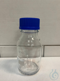 Laborflaschen logolos, 250 ml, GL 45, Kappe und Ausgiessring PP Laborflaschen...