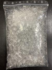 Flachbodengläser / Wägegläser aus Sodaglas, Rand verflammt, Ø 7 mm Flachbodengläser / Wägegläser...