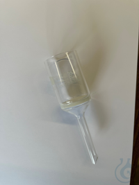 Glasfilternutsche, 35 mm Ø, 50 ml, Typ 3 D, Por. 5, plane Filterplatte Glasfilternutschen, Ø 35...
