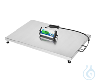 CPWplus 150L Bodenwaage 150kg/50g, Wägeplatte 900x600mm CPWplus L Bodenwaage...