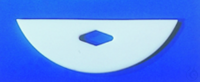 Roerblad, Cowie, 150 x 25mm, plain end