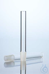 Kernen, kwartsglas, NS45/40, geslepen, uit buis 40x2,5mm, lengte 100mm