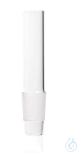 Kernen met verlenging, kwartsglas, NS7,5/16, geslepen, uit buis 6x1,5mm, lengte 100mm