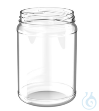 Twist-off monsterpot 638ml compleet met metalen sluiting. Afname per volle pallet van 240 stuks
