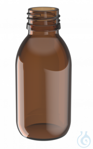 Monsterfles, 100ml, bruin glas, diameter, 86 stuks in een tray