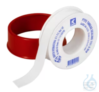 Teflon tape, dikte 0,1mm, breedte 12mm, rol a 12 meter