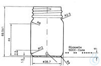 Weithalsflasche 50 ml, VE = 7000 St  Weithalsflasche 50 ml, OHNE Verschluss, VE = 7000 St., 679553