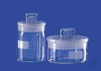 Wägeglas, NF mit NS-Deckel 15 ml, NS 40/12,  AD 40 x H 25 mm, VE= 6 Stück, 60661757