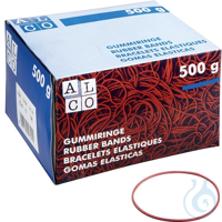 Gummibänder, rot, DM 65 mm, VE 500 gr., 60662919  Gummibänder, Gummiringe, rot, aus...