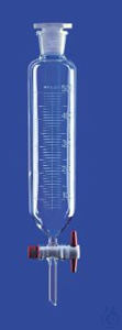 Scheidetrichter   50 ml, NS-H 29/32 zylindrisch,graduiert, PTFE-Küken, 60665276