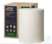 Vliestücher Tork Purolin Wiper Pak 32 cm, 1 lg., weiß, 114 lfm/Ro, Fusselarm, Reißfest, VE= 1...