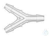 Y-Rohrverschraubung mit Widerhaken der Serie 200, Schlauch mit 1/16 (1,6 mm) ID, natürliches...