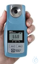 Refraktometer für die Hand,  digital, OPTi, vollständige Brix-Skala (0-95), über 40 Meßskalen,...