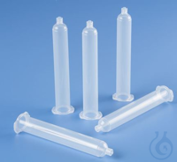 Kartuschen transparent, 10cc, mit weißen Stopfen, VE= 100 Stück, 60800109