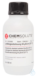 Leitfähigkeitslösung 1413 µS/cm (25°C, rückführbar auf SRM von NIST), VE= 500 ml, 60800173