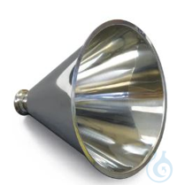 Trichter aus Edelstahl, für Pulver, Hochwertiger Edelstahl 316L, Mattierte Oberfläche,...