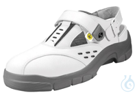 Sandalen, Modell KRONACH, Gr. 37, weiß, mit Klettverschluss, inkl. Alu-Kappe, 60800323