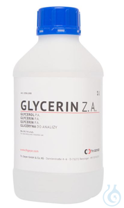 Glycerin wasserfrei z. A. (min. 99,5%), VE= 1000ml, 60800477