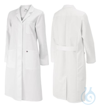 Labormantel Damen, Gr. 34, 100% Baumwolle, mit Reverskragen, 2 Seitentaschen, 1 Brusttasche,...