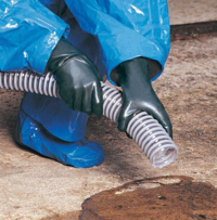 Handschuhe, chemikalien- und säurebeständig, Material: Viton, Butyl, Farbe: schwarz, latexfrei,...