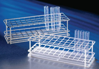 Reagenzglasgestell, Edelstahl, rostfrei, gute chemische Beständigkeit, Bohrungen: 48 (4x12),...
