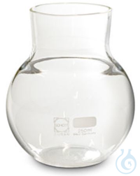 Glasbecher mit flachem Boden, 250 ml, kompatibel mit Titratoren von Mettler Toledo, VE = 10 St.,...