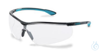 Schutzbrille sportstyle 9193, Farbe: schwarz/blau, Scheibe:farblos, UV 400,2C-1,2, supravision...