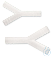 Schlauchverbinder ROTILABO® Y-Form mit geraden Enden, Passend für: Schlauch Ø innen 6-7 mm, PP...