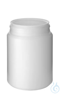 Safepack 750ml, Durchmesser Hals: 90mm,  HDPE,  weiß, Mündung: HG, TE, Durchmesser: 100mm, Höhe:...