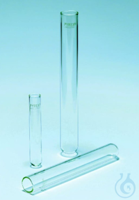 Reagenzgläser, Pyrex Randlose Röhrchen aus Borosilikatglas mit mittlerer Wandstärke, 16x100 mm,...