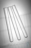 Röhrchen 75x12x0,4 bis 0,5mm, VE=100  Teströhrchen mit Bördelrand, Borosilikatglas 5.1, 75 x 12 x...