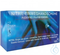 Einweghandschuhe Nitril puderfrei, Gr XL  Einweghandschuhe Nitril Pro-Fit, puderfrei, 30 cm,...