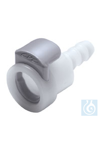 CPC Kupplung APC17004 NW 6,4, Schlauchtülle 6,4 mm, POM, gerade Muffe  CPC Kupplung ohne...
