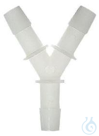 Schlauchverbinder Y-Form, VE= 10St.  Schlauchverbinder Y-Form, Masterflex, PVDF, L/S 13-14, VE=...