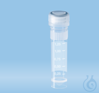 Mikro-Schraubröhre 2 ml, PP, steril, mit montiertem Verschluss, VE = 1000 St., 60675826...