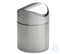 Tischabfalleimer, Höhe 13 cm, Durchmesser: 9,5 cm, Edelstahl  Tischabfalleimer, Höhe 13 cm,...