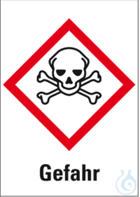 Gefahrensymbol ''Totenkopf'', 500 Stk  Gefahrensymbol ''Totenkopf mit gekreuzten Knochen'' GHS06,...