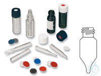 Gewindefläschchen, ND8, klar, 1,5 ml  Gewindefläschchen ROTILABO® ND8, Klarglas, 1.5 ml, VE = 100...