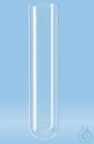 Reagenzröhrchen 14 ml, 105 x 16,8 mm, PP, Rundboden, transparent, VE = 1000 St.  Reagenzröhrchen...