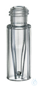 Kurzgewindeflaschen 0,2 ml ND9, VE = 100 Kurzgewindeflaschen 0,2 ml ND9, 32 x 11,6 mm, TPX, klar,...