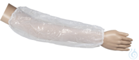 Ärmelschoner PE, weiß, Länge 40 cm, VE = 20 Beutel x 100 St.  Ärmelschoner PE, weiß, Länge 40 cm,...