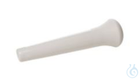 Pistill, Porzellan, L 280 mm, DM 85 mm  Pistill, Porzellan, L 280 mm, DM 85 mm, unglasierter Kopf...