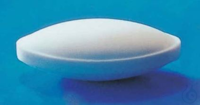Magnetrührstab, oval, PTFE, 70 x 20 mm  Magnetrührstab, oval, PTFE, 70 x 20 mm, weiß,...