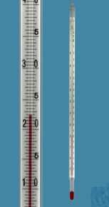 Laborthermometer 0+50:0,1°C  Laborthermometer 0+50:0,1°C,  ähnlich DIN, Stabform, weißbelegt, mit...